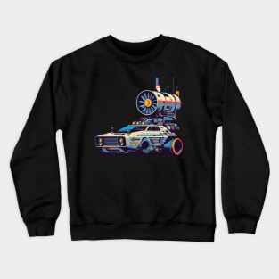 Sci-Fi Car Crewneck Sweatshirt